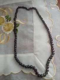 Collana in granate