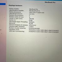 Macbook pro 15,4” 2014