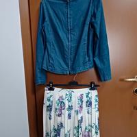 completo gonna e giacca coreana vintage 