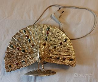 Lampada Pavone Vintage anni '80