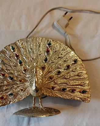 Lampada Pavone Vintage anni '80