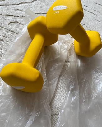 Manubri esagonali Active Forever (coppia) 2KG