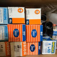 vecchie lampadine  a filamento passo piccolo