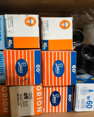 vecchie lampadine  a filamento passo piccolo