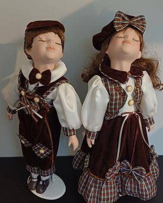 bambole in porcellana