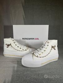 Patrizia Pepe sneakers | size 37 |bianco  platino