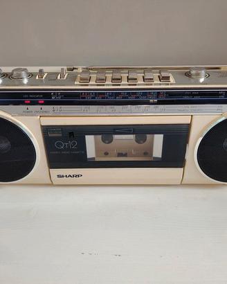 Stereo portatile SHARP QT12 Funziona solo la radio