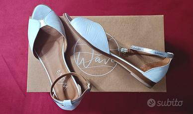 Sandaletti da donna Wave - Nappa Bianco