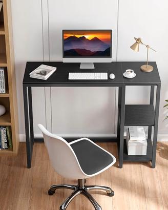 WOHOMO Scrivania per computer con 2 ripiani