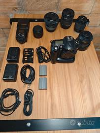Kit Reflex Nikon Completo (D90 + 5 Obiettivi + Fla