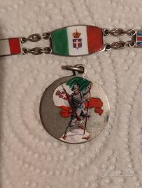 Bracciale in argento e smalti