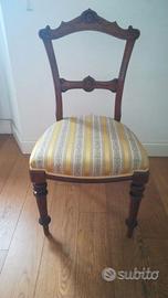 Sedie antiche in stile 4+4