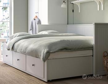 Hemnes letto + 2 materassi singoli