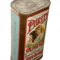 scatola latta fusto di olio termini imerese antica