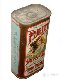 scatola latta fusto di olio termini imerese antica