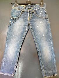 Pantaloni jeans pinocchietto donna Dondup tg. 25 
