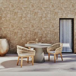 TAVOLO ROTONDO MAISON DUMONDE MODELLO "DOLMEN"