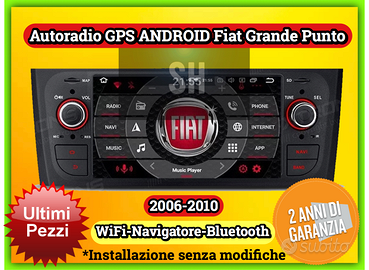Navigatore Android Fiat Grande Punto 2006-2010