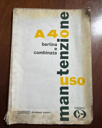Manuale uso e manutenzione Austin/Innocenti A40