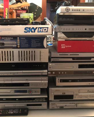 Blocco Lettori DVD-DVD con VHS-Equaliz👌+9 Decoder