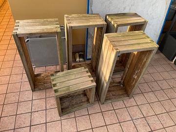 Fioriere in legno da sistemare