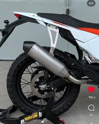 Scarico ktm 390 adv r racing