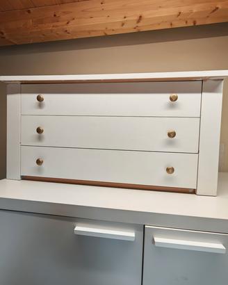 cassettiera legno