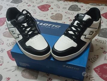 Scarpe Lotto Cavaliers 44 Whiteblack NUOVE!