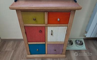 Mobiletto arlecchino made in Italy