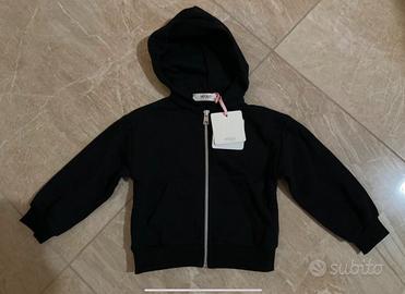 Felpa Vicolo bambina con cappuccio e orsetto dorat