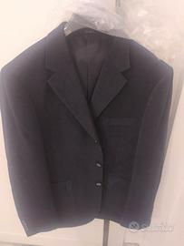 Giacca da uomo di velluto blu taglia 52.