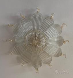 Lampadario in vetro di Murano