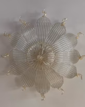Lampadario in vetro di Murano