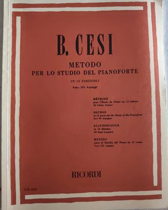 B. Cesi - Metodo per lo studio del Pianoforte 