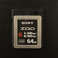 Sony Memoria XQD 64 GB Serie G + Adattatore Usb C