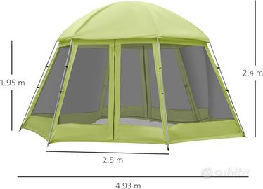 Outsunny Tenda da spiaggia
