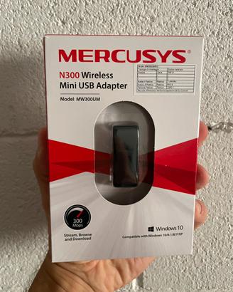 Adattatore Wi-Fi USB Mercusys MW300UM