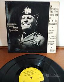 LP vinile di MUSSOLINI raro