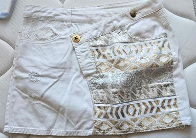 Miniginna Jeans Bianca Disegual