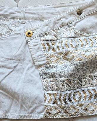 Miniginna Jeans Bianca Disegual