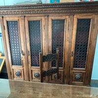STUDIO ANTIQUARIATO ARMADIO - SCRIVANIA - 2 SEDIE