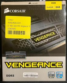 RAM 8gb 2x4gb ddr3 1600hz