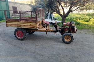 motozappa con carrello ribaltabile