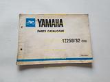 Yamaha YZ 250 J (5X5) 1982 catalogo ricambi ORIGIN