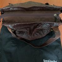 Borsa pelle e scamosciato Nero Giardini