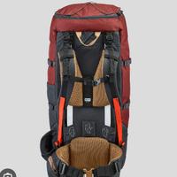 Zaino 50 litri Forclaz + accessori 