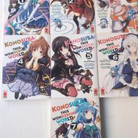 Konosuba vol 1-7
