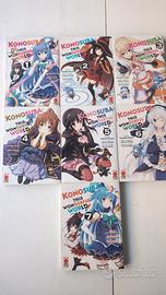 Konosuba vol 1-7