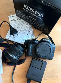 Canon EOS R50 + obiettivo kit – Come nuova