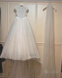 Abito da sposa atelier emè due pezzi